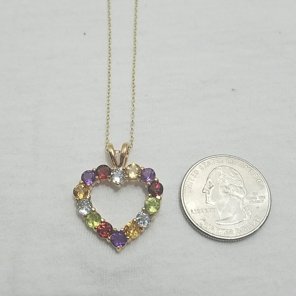 18k over sterling silver Victoria Townsend necklac - Picture 5 of 5